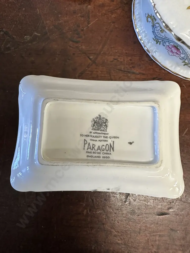 Selection Of Paragon China Items Including Lidded Dish, Shoes Etc Image 1++